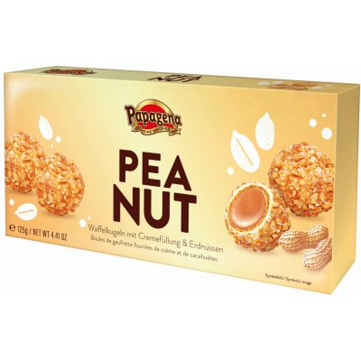 Papagena Arašídové kuličky s krémovou náplní 125 g – Zboží Dáma