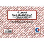 Baloušek Tisk PT030 Příjmový pokladní doklad, podvojné účetnictví, A6, samopropisovací – Zboží Dáma