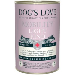 Dog's Love DOC Light Mobility hovězí 400 g