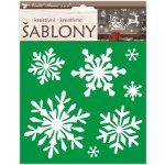 Kreativní šablony vločky 18 x 23 cm – Zboží Dáma
