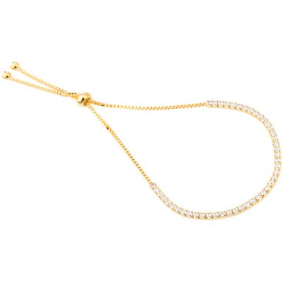 Franco Bene Tennis náramek pozlacený 2906 – Zboží Dáma