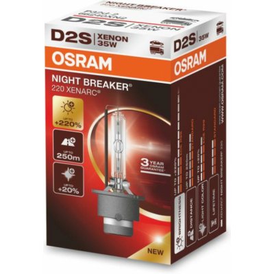 Osram xenon. výbojka 85V 35W D2S P32d-2 Night Breaker Xenarc +220% | Zboží Auto