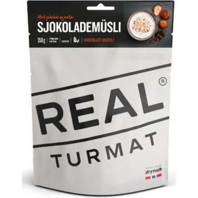 Real Turmat čokoládové musli s jahodami 350 g – Zboží Dáma