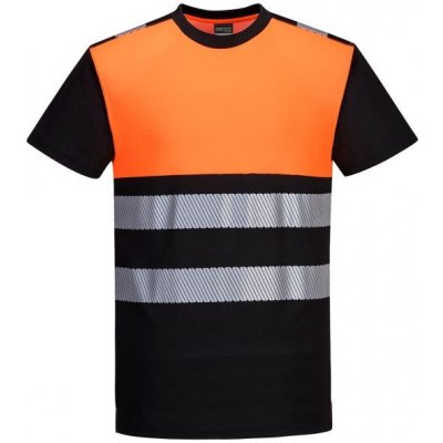 Portwest HI-VIS PW311 Funkční reflexní triko HV oranžová/černá M – Sleviste.cz