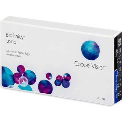 Cooper Vision Biofinity Toric 6 ks – Zboží Mobilmania