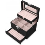 Massido šperkovnice MS 704 černá – Zboží Mobilmania