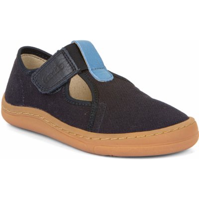 Barefoot papučky Froddo T-bar dark blue – Sleviste.cz