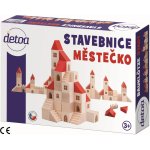 Detoa kostky dřevo městečko 100 ks – Zboží Dáma