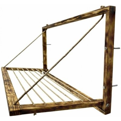 ČistýStyl Nástěnný sušák tmavý 8582000069147 – Hledejceny.cz