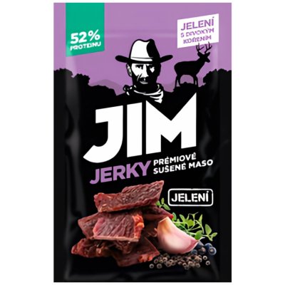 Jim Jerky Sušené maso Jelení 23 g – Zboží Dáma