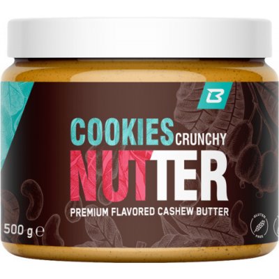 BodyWorld Cookies Crunchy Nutter kešu cookies bílá čokoláda 500 g