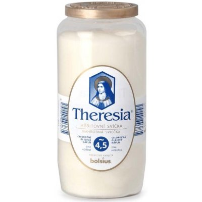 Bolsius Theresia kompozitní bílá 320 g – Hledejceny.cz