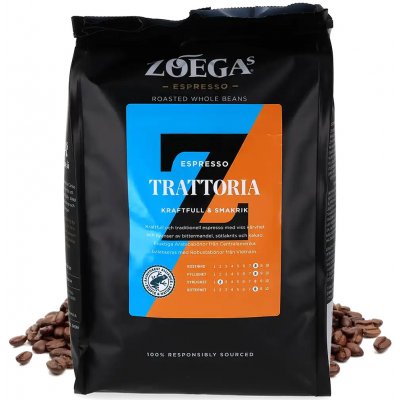 Zoégas Espresso Trattoria zrnková 450 g – Hledejceny.cz