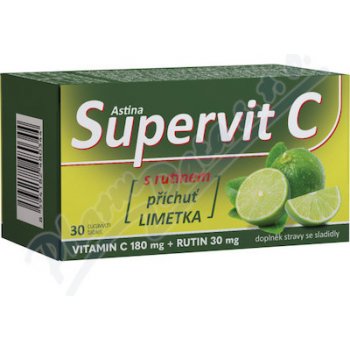 Astina Supervit C s rutinem limetka 30 tablet