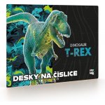 Desky na číslice Premium Dinosaurus – Zboží Dáma