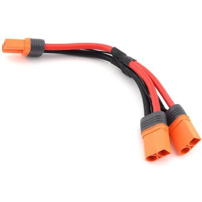 Spektrum Y-kabel IC5 s bateriovým konektorem 10AWG 15 cm – Zbozi.Blesk.cz