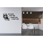 Lepy.cz Samolepka na zeď Oko norka Barevná varianta: Pastelová oranžová rozměry 50x23cm – Zboží Dáma