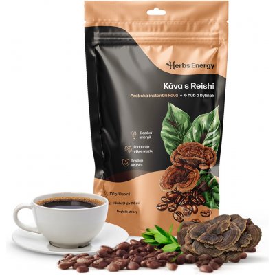 Herbs Energy Coffee Mix arabská s 6 adaptogeny 100 g – Zboží Dáma