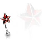 Šperky4U piercing do obočí hvězda OB01080 – Sleviste.cz