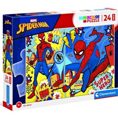 Clementoni Maxi Spiderman 24216 24 dílků – Zboží Mobilmania