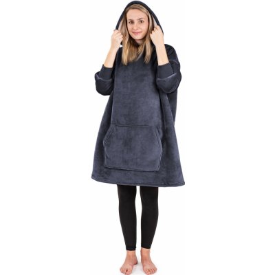 4Home beránková mikina mikroplyš Antracit – Sleviste.cz