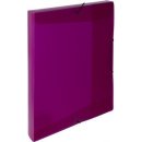 Opaline Krabice PP s gumou A4 magenta