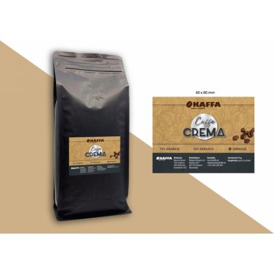 Kaffa Coffee Caffe Crema 1 kg – Hledejceny.cz