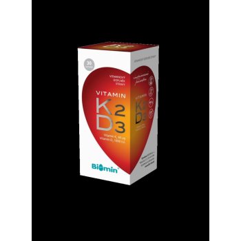 Biomin Vitamin K2+Vitamin D3 1000 I.U. 30 kapslí