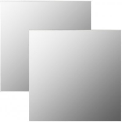 Petrashop 2 ks 40 x 40 cm Stříbrná 3051621 – Hledejceny.cz