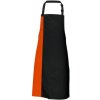 Zástěra Link Kitchen Wear Duo zástěra X988 Orange Pantone 1655 72 x 85 cm