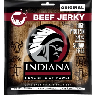 Indiana Beef Jerky Original 25 g – Zboží Dáma