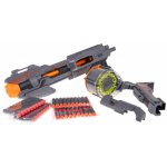 mamido Dětská velká pistole na pěnové náboje Blaze Storm šedá – Zboží Dáma