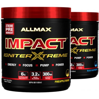Allmax Impact Igniter Xtreme 360 g – Hledejceny.cz