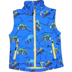 Kugo Chlapecká softshellová vesta s fleecem HB8629 světle modrá