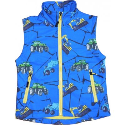 Kugo Chlapecká softshellová vesta s fleecem HB8629 světle modrá – Zboží Dáma