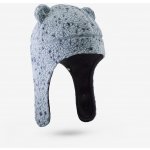 WEDZE Dětská zimní ušanka Warm pro nejmenší šedo modrá – Zboží Dáma