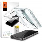Spigen Glas.TR FC iPhone 15 Pro Max 6.7" "EZ FIT" tempered glass black frame AGL06879 – Zboží Živě