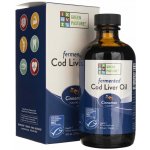 Green Pasture Fermentovaný olej z tresčích jater 180 ml Skořice – Hledejceny.cz