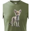 Dětské tričko dětské triko Šedý vlk, Military 69