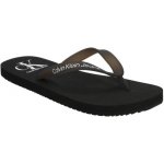 Calvin Klein Jeans BEACH SANDAL AOP pánské Žabky černá – Zboží Mobilmania