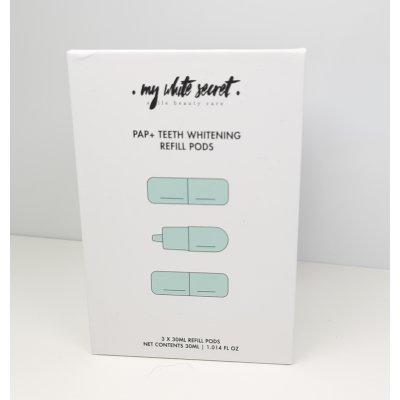 My White Secret Náhradní gely pro sadu na bělení zubů PAP+ 3x 10 ml – Zboží Dáma