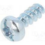 BOSSARD 3148579 Vrut; pro plasty; 3x8; Hlava: válcová; plochá,Torx®; TX10,0,8mm – Hledejceny.cz