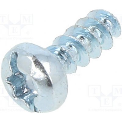 BOSSARD 3148579 Vrut; pro plasty; 3x8; Hlava: válcová; plochá,Torx®; TX10,0,8mm – Hledejceny.cz