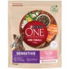 Granule pro psy Purina One Dog Adult Mini/Small Sensitive Salmon 8 x 0,8 kg