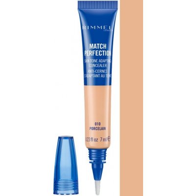 Rimmel Match Perfection Korektor a rozjasňovač 010 Porcelain 7 ml – Hledejceny.cz