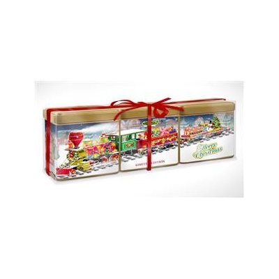 Liran Vánoční vlak kolekce sypaných čajů v plechu 3 x 50 g – Zboží Mobilmania
