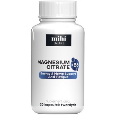 MIHI Vitamins Magnesium Citrate + B6 30 kapslí – Hledejceny.cz