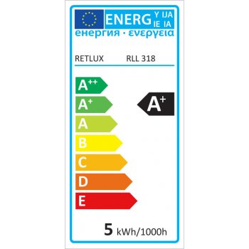 Retlux žárovka LED J78 R7s 5W COB WW RLL 318 teplá bílá