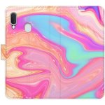 Pouzdro iSaprio flip Abstract Paint 07 Samsung Galaxy A20e