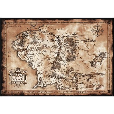 Mapa Středozemě – Zboží Dáma